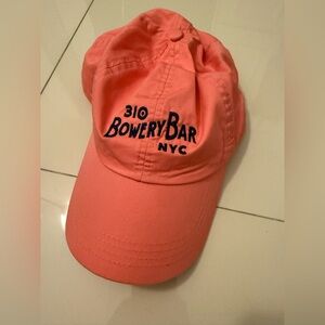 Brand New 310 Bowery Bar NYC Coral Cap
